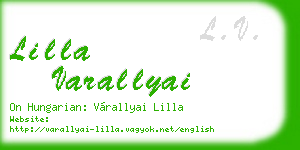 lilla varallyai business card