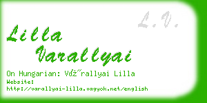 lilla varallyai business card
